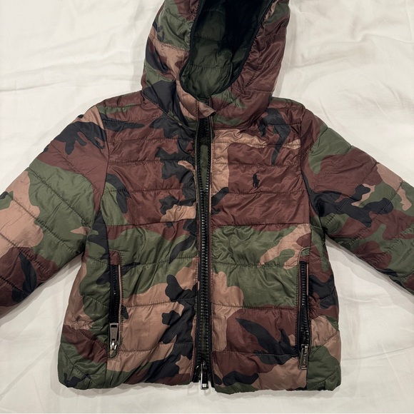 Ralph Lauren Baby Reversible Water Repellent Hooded Jacket - 18 Months - Picture 2 of 11